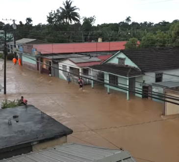 Inundaciones y daños por lluvias en Cuba