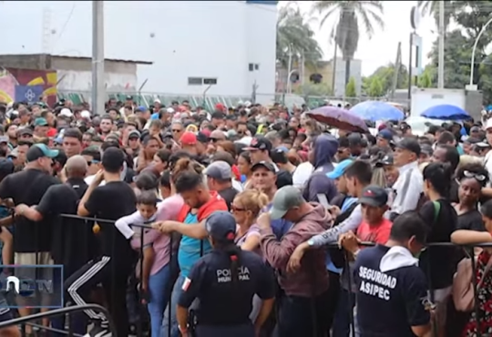 Cubanos en Tapachula