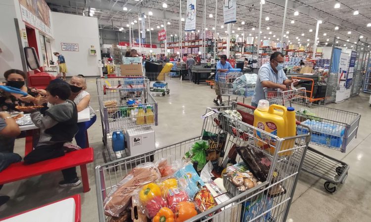 Carrito de Comida en Costco