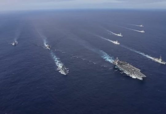 El-portaaviones-mas-grande-de-Estados-Unidos-llega-al-Caribe