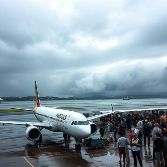 Filipinas cancela más de 75 vuelos por tifón