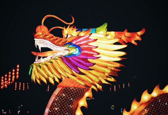 red yellow blue and purple abstract painting