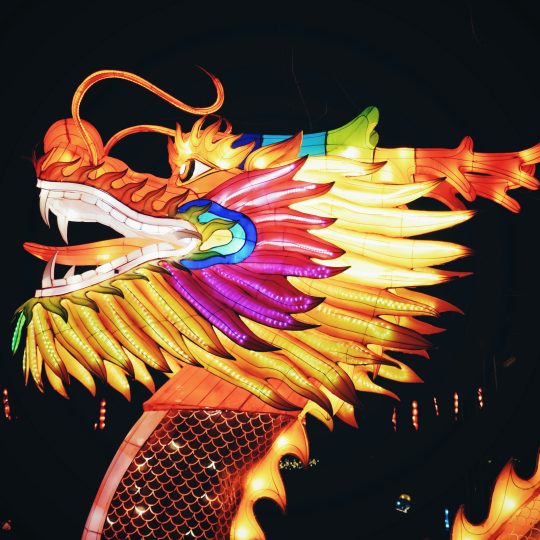 red yellow blue and purple abstract painting